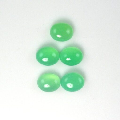 4x3mm chrysoprase oval