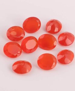 4x3mm carnelian oval cut