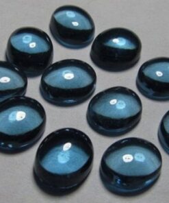 4x3mm london blue topaz oval