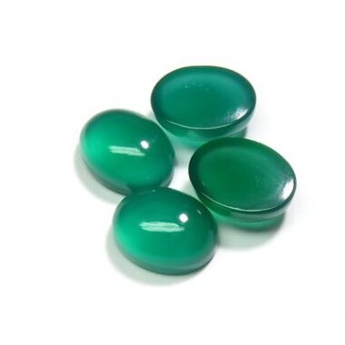 4x3mm green onyx oval