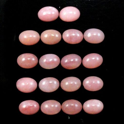 5x3mm pink opal oval
