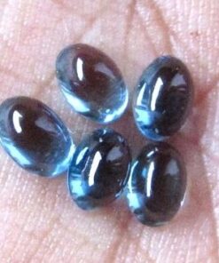 6x4mm london blue topaz oval