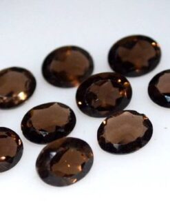 5x4mm smoky quartz oval cut