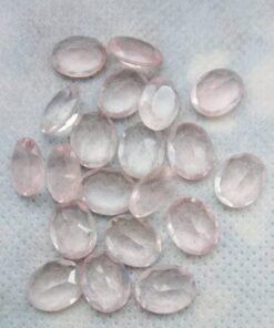 5x4mm rose quartz oval cut