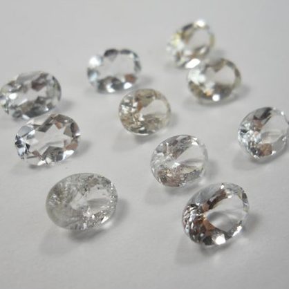 6x4mm crystal quartz oval cut 6x4mm crystal quartz oval cut