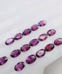 6x4mm rhodolite garnet oval cut