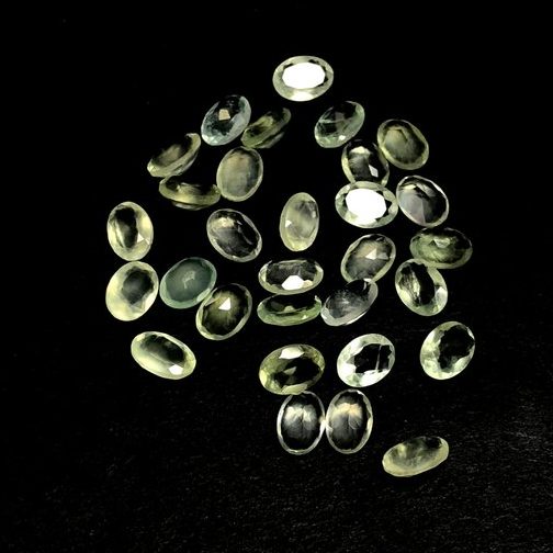6x4mm prehnite oval cut 6x4mm prehnite oval cut
