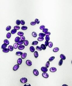 6x4mm african amethyst oval cut