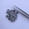 6x8mm Natural Black Rutile Smooth Oval Cabochon