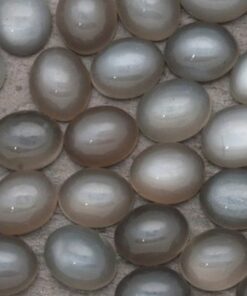 6x8mm gray moonstone oval