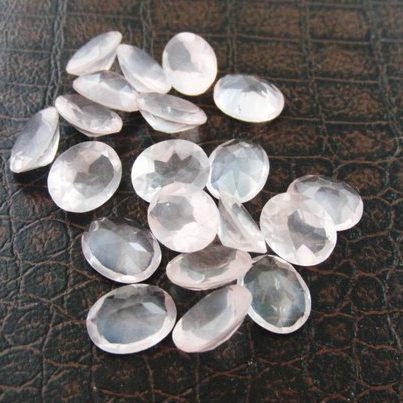 6x8mm rose quartz oval cut 6x8mm rose quartz oval cut