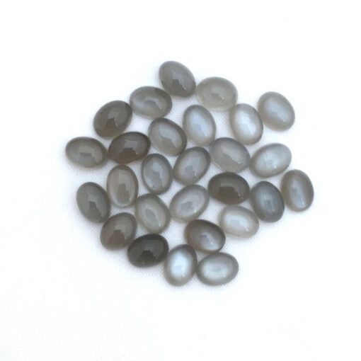 7x5mm gray moonstone oval
