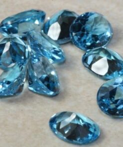 7x5mm swiss blue topaz oval cut