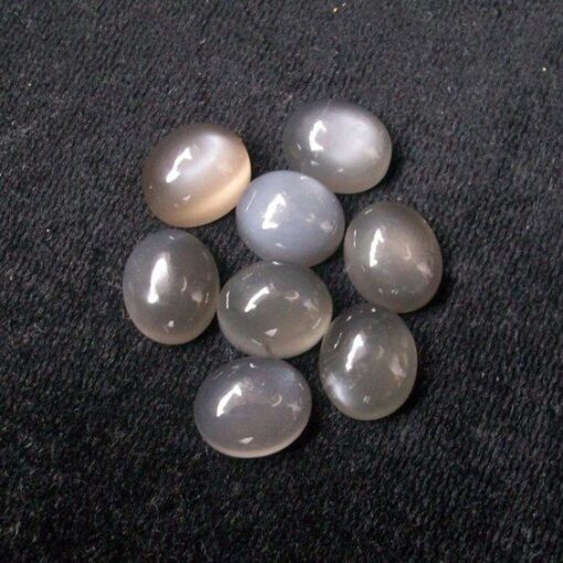 7x9mm gray moonstone oval