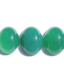 7x9mm green chalcedony oval