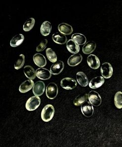7x9mm prehnite oval cut