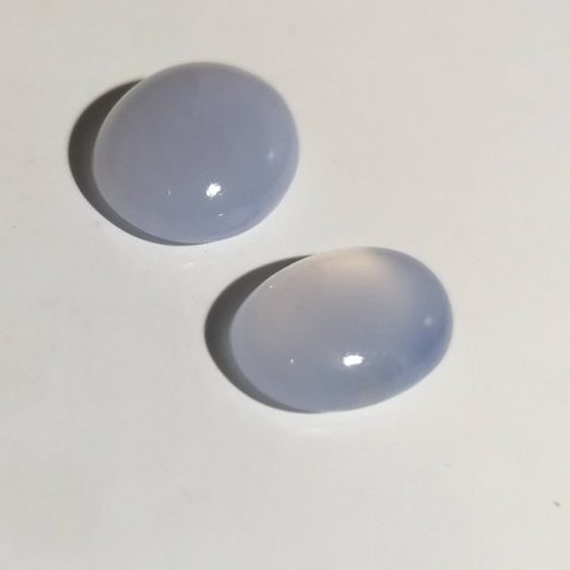 8x10mm blue chalcedony oval 8x10mm blue chalcedony oval