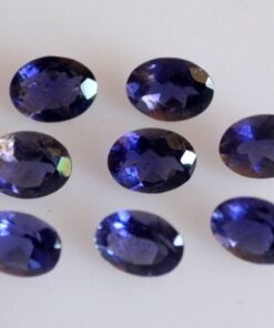 8x10mm iolite oval cut