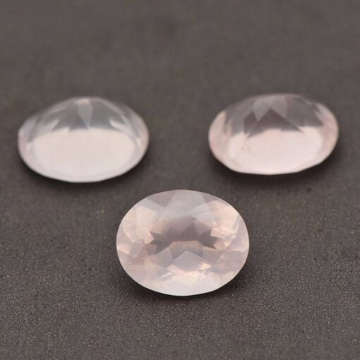 8x10mm rose quartz oval cut