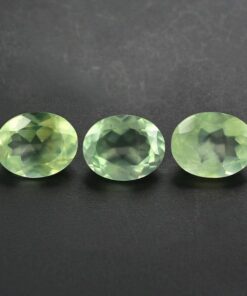 8x10mm prehnite oval cut