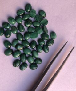 10x14mm malachite oval