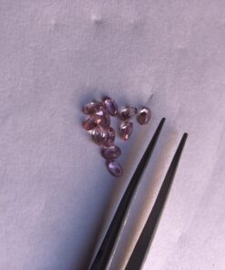 5x4mm pink tourmaline oval cut