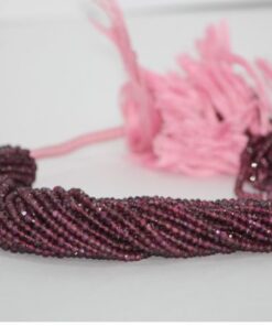rhodolite garnet faceted beads