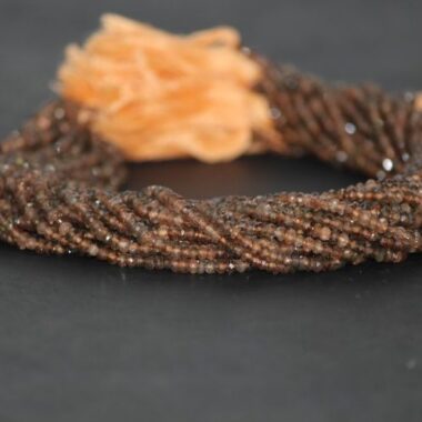 andalusite garnet faceted beads