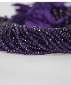 4mm african amethyst faceted beads