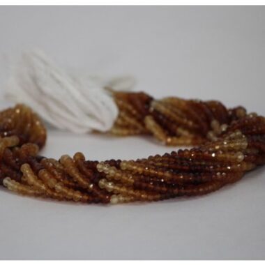 Natural Hessonite Garnet Beads Strand at Wholesale Price