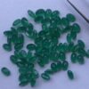 7x5mm Natural Green Onyx Oval Cut Gemstone