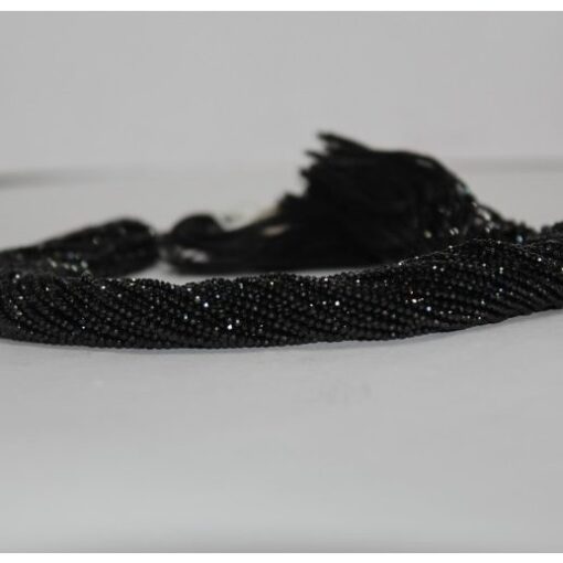 2mm black spinel beads