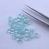 6x8mm Natural Aqua Chalcedony Oval Cabochon