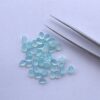 6x4mm Natural Aqua Chalcedony Oval Cabochon