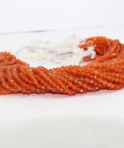 4mm carnelian beads