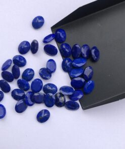 8x6mm Natural Lapis Lazuli Faceted Oval Cut Gemstone