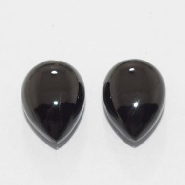 10x12mm black spinel pear 10x12mm black spinel pear