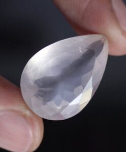 10x12mm rose quartz pear cut