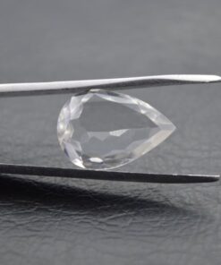 10x14mm crystal quartz pear cut