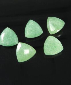 4mm green aventurine trillion cut