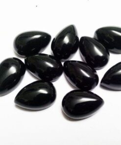 5x3mm black spinel pear