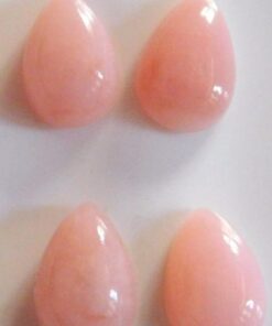 3x5mm Natural Pink Opal Smooth Pear Cabochon