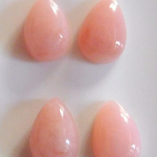 3x5mm Natural Pink Opal Smooth Pear Cabochon