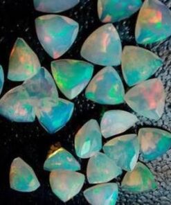 6mm ethiopian opal trillion cut