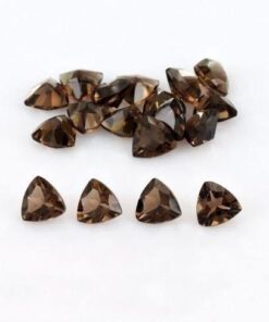 6mm smoky quartz trillion cut