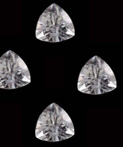 6mm white topaz trillion cut