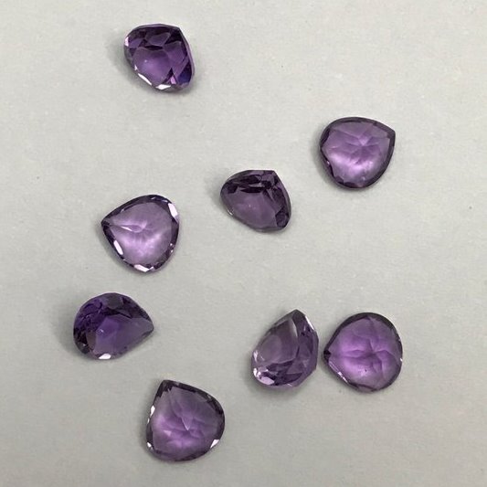 6mm amethyst heart cut 6mm amethyst heart cut