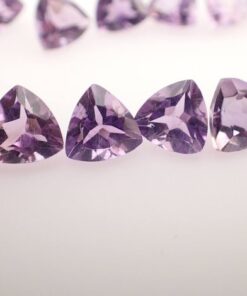 6mm amethyst trillion cut