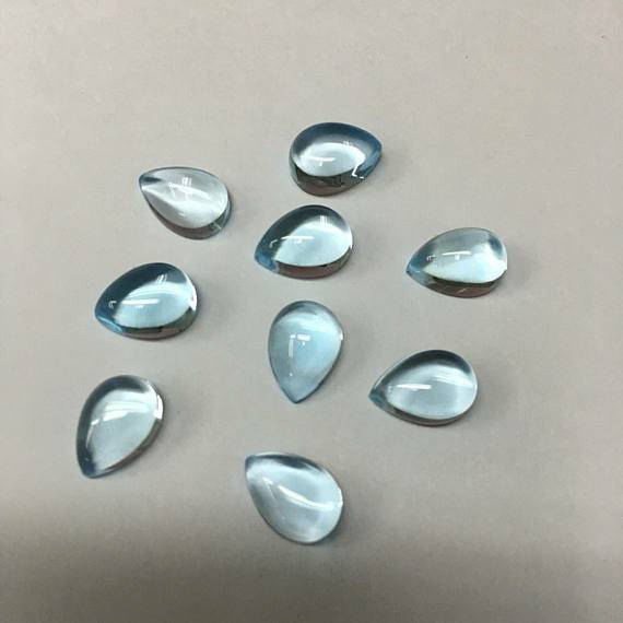 6x4mm sky blue topaz pear 6x4mm sky blue topaz pear