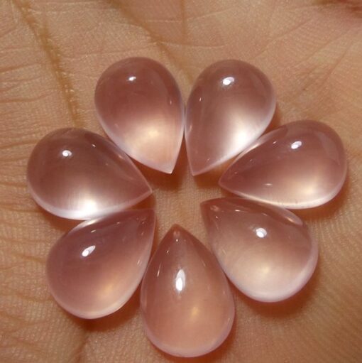 6x4mm rose quartz pear